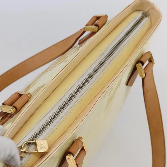 LOUIS VUITTON Monogram Vernis Houston Hand Bag Perle - Picture 10 of 15